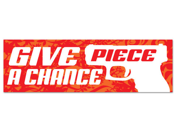 Give Piece a Chance sticker