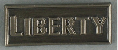 Liberty lapel pin - pewter