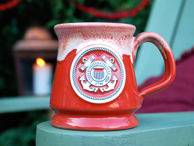 Coast Guard pottery mug