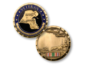 Desert Storm Veteran coin