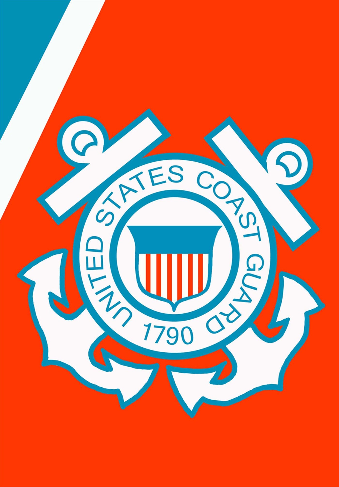 USCG garden flag