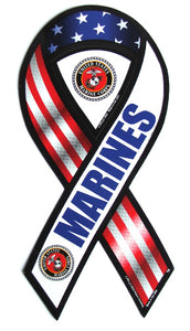 Marines ribbon magnet