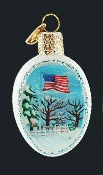 Winter Flag ornament