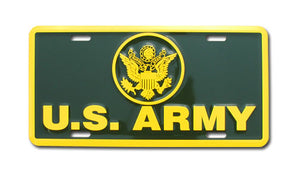 Army license plate - green