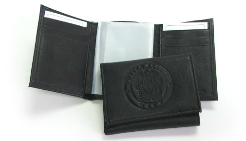 Navy leather wallet