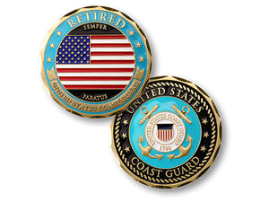 Coast Guard Retired coin