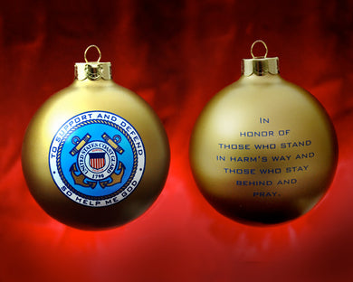 Patriot Exclusive Coast Guard Ornament