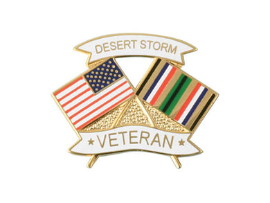 Desert Storm Veteran lapel pin