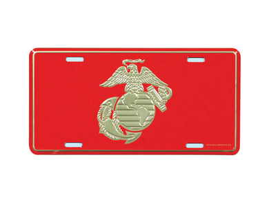 Marine Emblem license plate
