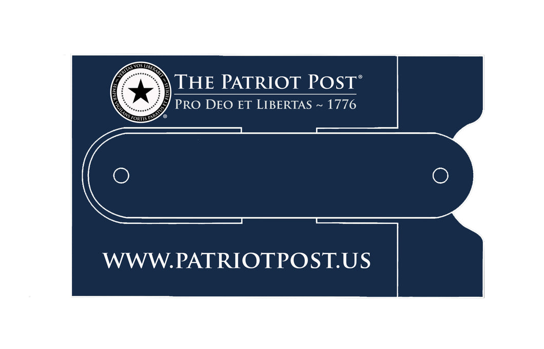 Patriot Post kickstand phone wallet - navy blue
