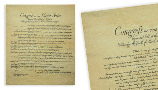 Parchment Bill of Rights – The Patriot Post Shop