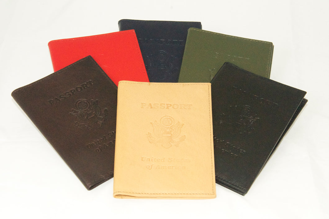 U.S. Seal leather passport cover