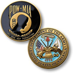 Army POW/MIA coin