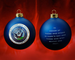 Patriot Exclusive Navy Ornament