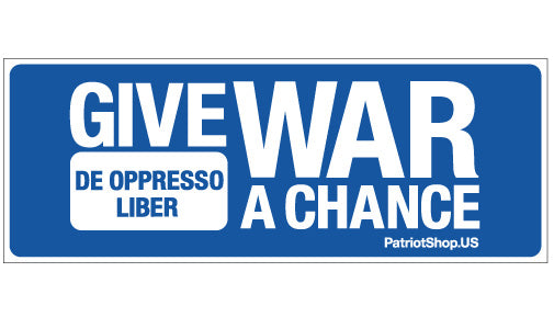 Overstock Sale - Give War - De Oppresso sticker
