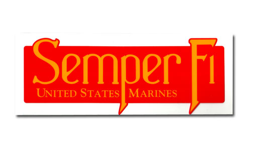 Semper Fi decal