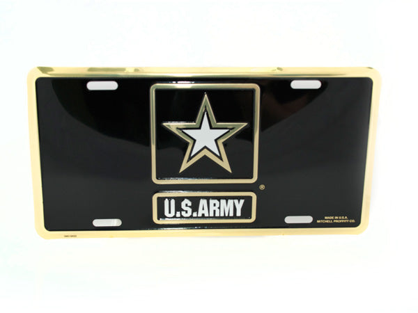 Army Star license plate