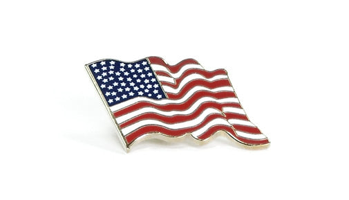 U.S. flag lapel pin (large)