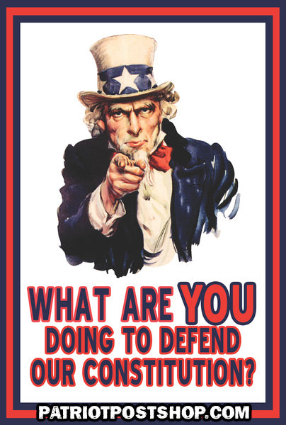 What Are YOU Doing to Defend Our Constitution? - sticker